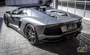 2014 Lamborghini Aventador Roadster by Novitec Rosso and CEC Wheels
