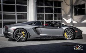 2014 Lamborghini Aventador Roadster by Novitec Rosso and CEC Wheels