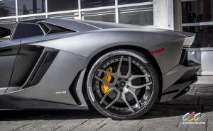 2014 Lamborghini Aventador Roadster by Novitec Rosso and CEC Wheels