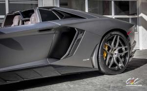 2014 Lamborghini Aventador Roadster by Novitec Rosso and CEC Wheels