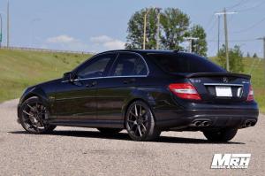 2014 Mercedes-Benz C63 AMG by Mode Carbon on Renn Motorsport Wheels
