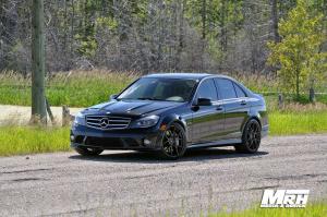 2014 Mercedes-Benz C63 AMG by Mode Carbon on Renn Motorsport Wheels