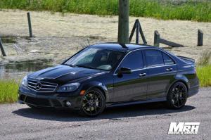 2014 Mercedes-Benz C63 AMG by Mode Carbon on Renn Motorsport Wheels