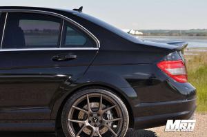 2014 Mercedes-Benz C63 AMG by Mode Carbon on Renn Motorsport Wheels