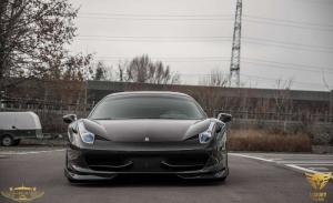 2014 Ferrari 458 Italia Murdered Out by Luxury Customs