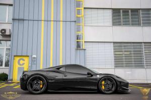 2014 Ferrari 458 Italia Murdered Out by Luxury Customs