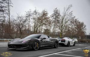 2014 Ferrari 458 Italia Murdered Out by Luxury Customs