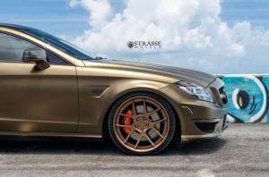 2014 Mercedes-Benz CLS63 AMG by Strasse Wheels