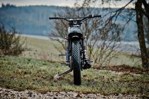 1980 Yamaha SR500 Custom by Scramblers Motorcycles