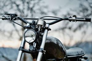 1980 Yamaha SR500 Custom by Scramblers Motorcycles