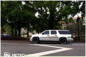 2014 GMC Yukon Denali by Metro Wrapz on Forgiato Wheels