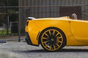 2014 Chevrolet Corvette Stingray Convertible Orange Ray by Forgiato Wheels