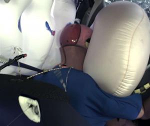 Honda Fit на краш-тесте IIHS