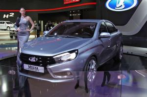 2014 Lada Vesta Concept Live From Moscow 2014