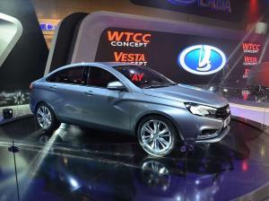 2014 Lada Vesta Concept Live From Moscow 2014