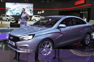 2014 Lada Vesta Concept Live From Moscow 2014