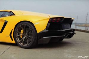 2014 Lamborghini Aventador on Bronze PUR Wheels by SR Auto Group