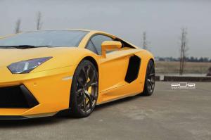 2014 Lamborghini Aventador on Bronze PUR Wheels by SR Auto Group