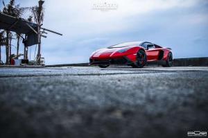 2014 Lamborghini Aventador LP700-4 Roadster Red Bull by PUR Wheels