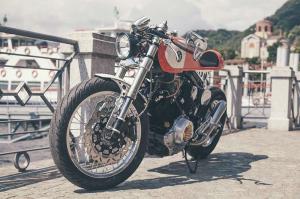 Кафе рейсер Yamaha XV750 от Plan B