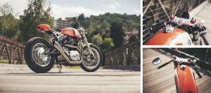 2014 Yamaha XV750 Orange Crush by Plan B