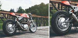 2014 Yamaha XV750 Orange Crush by Plan B