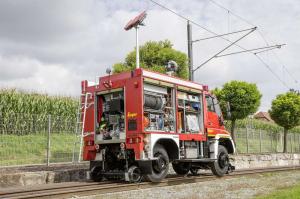 2014 Mercedes-Benz Unimog U400 TLF FFV Road-Railer