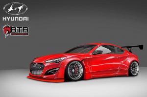 Blood Type Racing подготовила к SEMA 2014 «заряженный» Hyundai Genesis