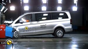Минивэн Mercedes V-Class обошел Volkswagen Transporter T5 в краш-тесте Euro NCAP