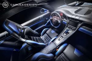 2014 Porsche 911 Blue Electric by Carlex Design