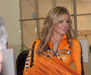 Девушки на мотошоу EICMA 2013