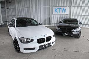 2014 BMW 116i Black & White by KTW Tuning