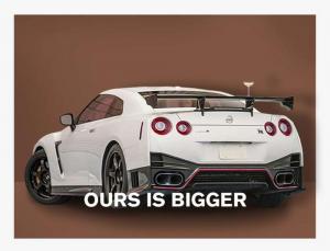 Эпатажная реклама Nissan GT-R Nismo