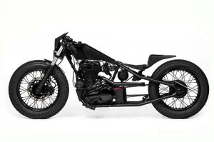 2014 Royal Enfield 350 Nevermore Bobber by Mean Green Customs