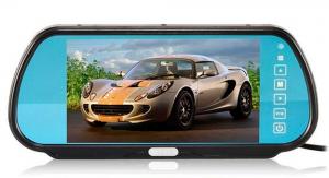 Установка зеркала с LCD экраном в автомобиле