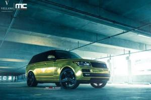 2014 Land Rover Range Rover Gold by MC Customs