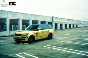 2014 Land Rover Range Rover Gold by MC Customs