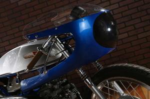 1969 Suzuki T125 Stinger Cafe Racer by Air-Tech Streamlining