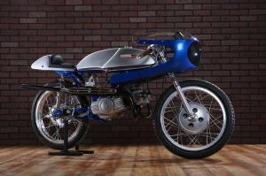 1969 Suzuki T125 Stinger Cafe Racer by Air-Tech Streamlining
