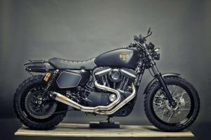 2014 Harley-Davidson XL1200 Sportster Renard Stealth Bomber by Renard Speed Shop