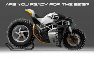 Шипованный Ducati Monster: зимний концепт