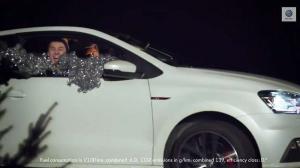 Volkswagen Polo GTI и новогодняя елка