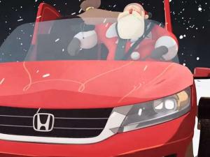 Honda подарит Санта-Клаусу новые сани