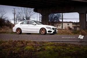 2014 Mercedes-Benz C300 Sedan by SR Auto Group on PUR Wheels
