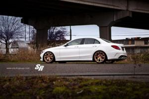 2014 Mercedes-Benz C300 Sedan by SR Auto Group on PUR Wheels