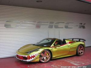 2014 Ferrari 458 Spider Golden Shark by Office-K