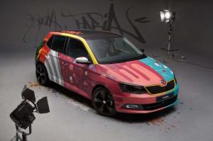 Skoda Fabia и искусство идут нога в ногу