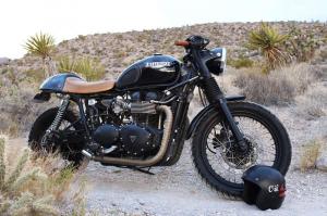2007 Triumph Bonneville Black Betty Cafe Racer