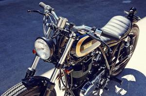 1988 Yamaha SR400 by Salty Speed Co