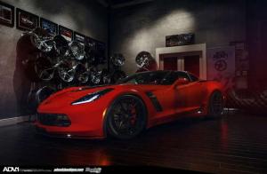 Черно-красный Corvette Z06